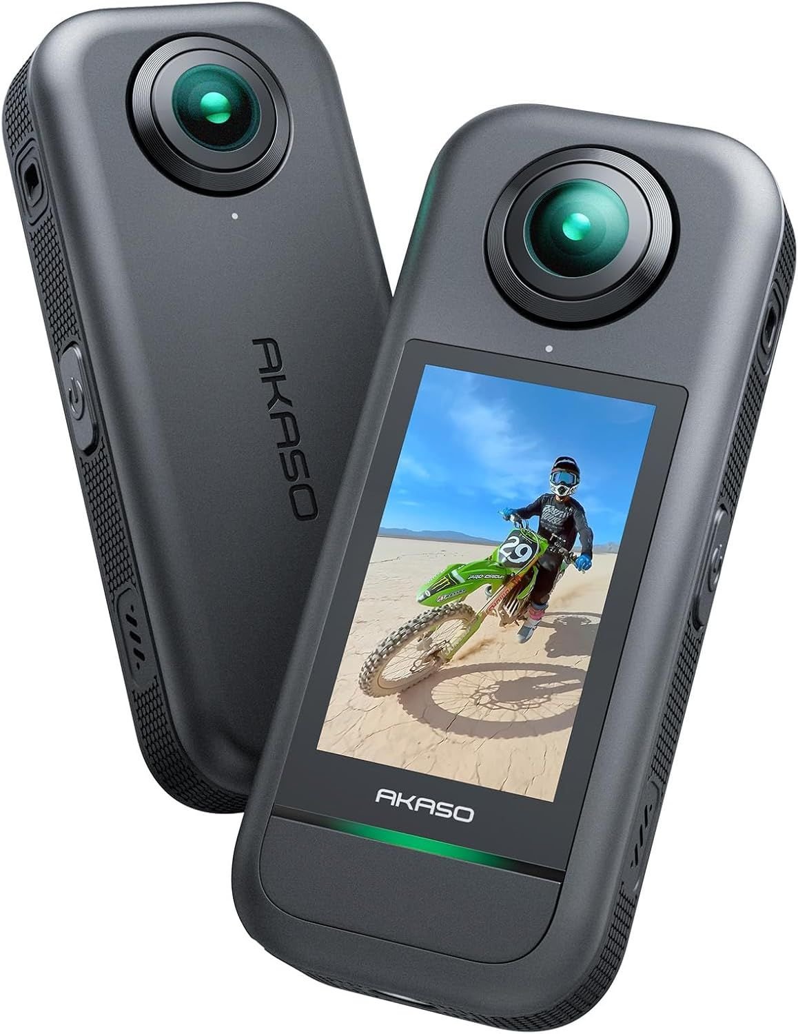 Akaso 360 Standard Combo αδιάβροχη action camera με λήψη 360° και ανάλυση 5.7K, διαθέσιμη στο adophoto.gr