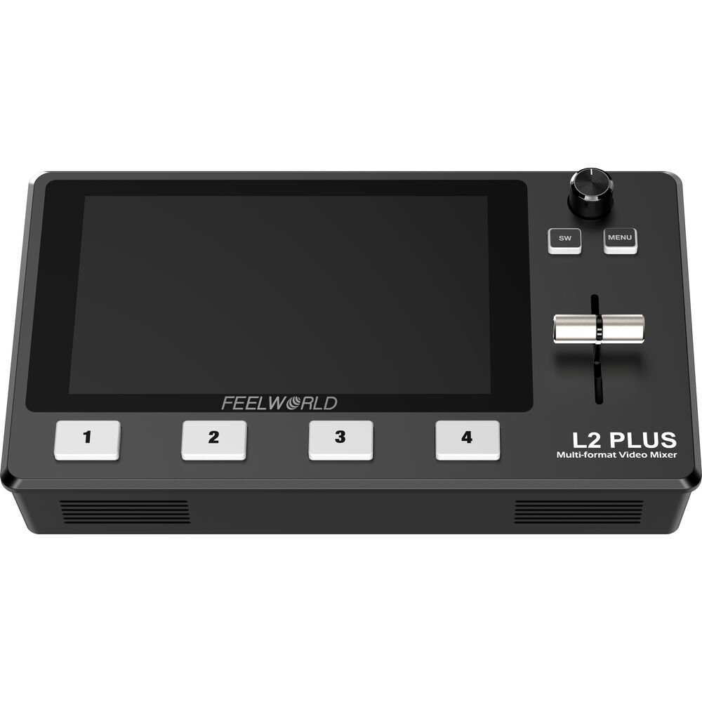 FeelWorld L2 Plus HDMI Live Stream Switcher με ενσωματωμένη οθόνη 5.5 ιντσών για ζωντανές μεταδόσεις στην Ελλάδα