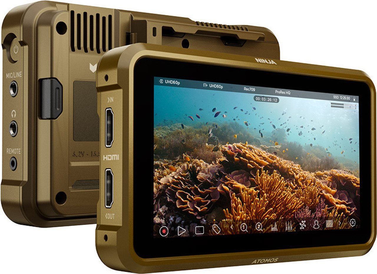 Atomos Ninja 5.2 ιντσών 4K HDMI recording monitor για επαγγελματική καταγραφή βίντεο στην Ελλάδα